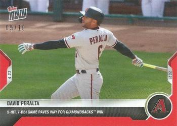 2021 Topps Now - Red #113 David Peralta Front
