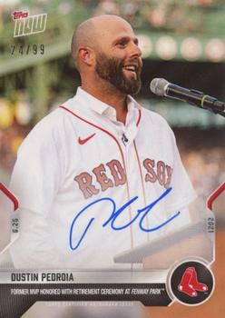 2021 Topps Now - Autographs #411A Dustin Pedroia Front