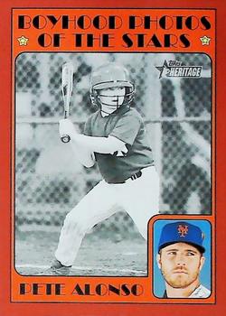 2021 Topps Heritage - Red #146 Pete Alonso Front