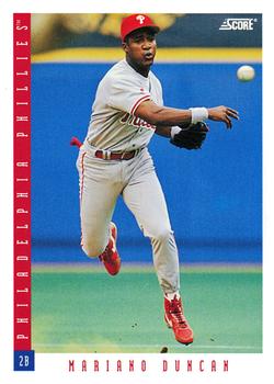 1993 Score #201 Mariano Duncan Front