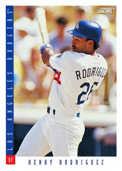 1993 Score #244 Henry Rodriguez Front