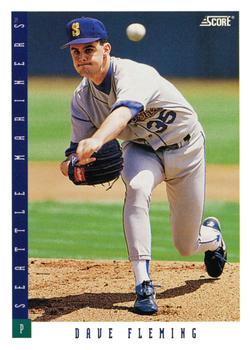 1993 Score #356 Dave Fleming Front