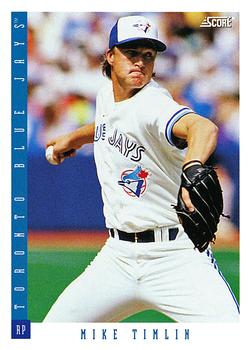 1993 Score #410 Mike Timlin Front