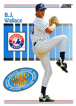1993 Score #488 B.J. Wallace Front