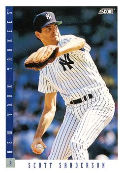 1993 Score #618 Scott Sanderson Front