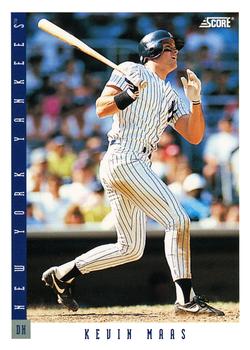 1993 Score #634 Kevin Maas Front