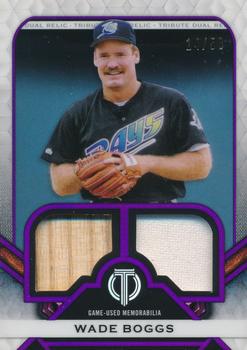 2021 Topps Tribute - Dual Relics Single Player #DR-WB Wade Boggs Front
