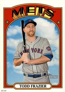 2021 Topps Heritage 5x7 #490 Todd Frazier Front
