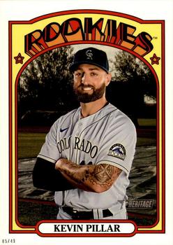 2021 Topps Heritage 5x7 #236 Kevin Pillar Front