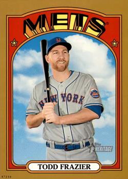 2021 Topps Heritage 5x7 - Gold 5x7 #490 Todd Frazier Front