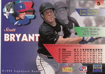 1996 Signature Rookies Preview #5 Scott Bryant Back