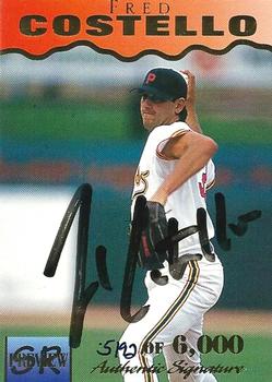 1996 Signature Rookies Preview - Autographs #7 Fred Costello Front