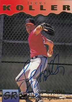 1996 Signature Rookies Preview - Autographs #16 Jerry Koller Front