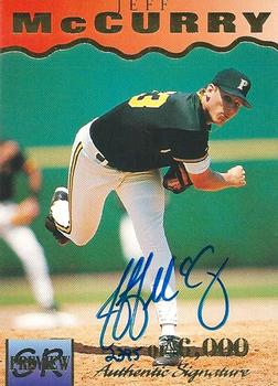 1996 Signature Rookies Preview - Autographs #21 Jeff McCurry Front
