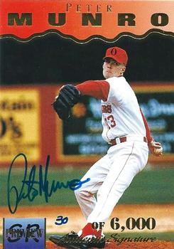 1996 Signature Rookies Preview - Autographs #25 Peter Munro Front