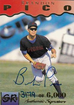 1996 Signature Rookies Preview - Autographs #28 Brandon Pico Front