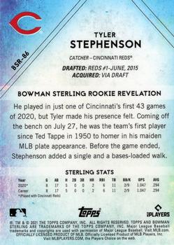 2021 Bowman Sterling #BSR-86 Tyler Stephenson Back