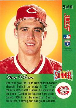 1993 Score - Boys of Summer #28 Dan Wilson Back