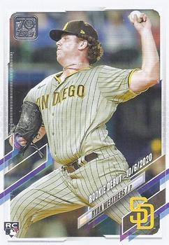 2021 Topps Update #US178 Ryan Weathers Front