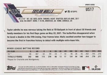 2021 Topps Update #US17 Taylor Walls Back