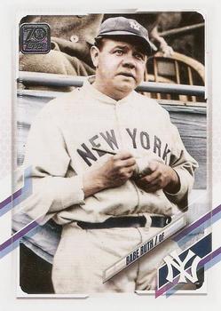 2021 Topps Update #US247 Babe Ruth Front