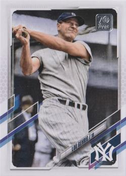 2021 Topps Update #US258 Lou Gehrig Front