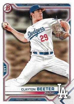 2021 Bowman - Prospects #BP-16 Clayton Beeter Front