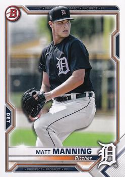 2021 Bowman - Prospects #BP-111 Matt Manning Front