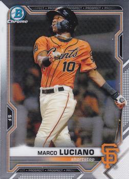 2021 Bowman - Chrome Prospects #BCP-8 Marco Luciano Front