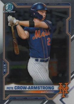 2021 Bowman - Chrome Prospects #BCP-22 Pete Crow-Armstrong Front