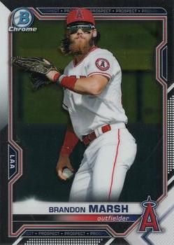 2021 Bowman - Chrome Prospects #BCP-112 Brandon Marsh Front