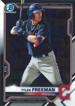 2021 Bowman - Chrome Prospects #BCP-119 Tyler Freeman Front