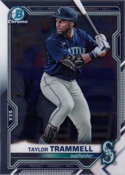 2021 Bowman - Chrome Prospects #BCP-132 Taylor Trammell Front