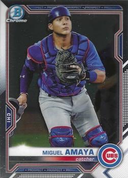 2021 Bowman - Chrome Prospects #BCP-148 Miguel Amaya Front