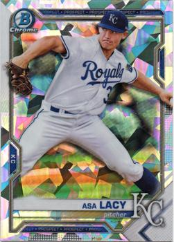 2021 Bowman - Chrome Prospects Atomic Refractor #BCP-83 Asa Lacy Front