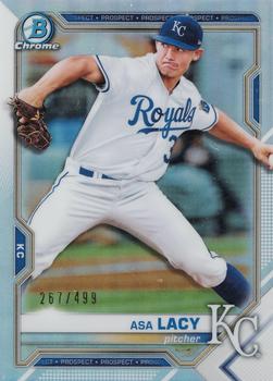 2021 Bowman - Chrome Prospects Refractor #BCP-83 Asa Lacy Front