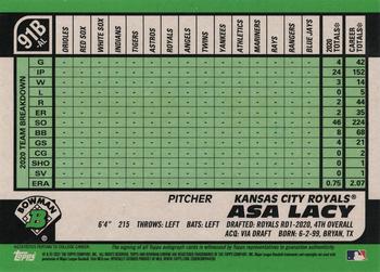 2021 Bowman - 1991 Bowman Baseball Autographs #91B-AL Asa Lacy Back