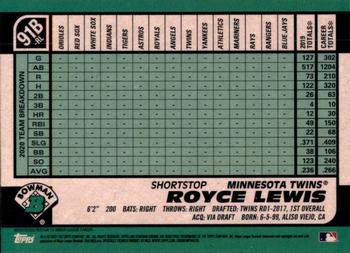 2021 Bowman - 1991 Bowman Baseball #91B-RL Royce Lewis Back