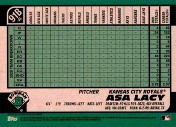 2021 Bowman - 1991 Bowman Baseball Atomic Refractor #91B-AL Asa Lacy Back