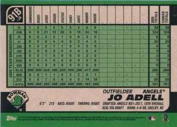 2021 Bowman - 1991 Bowman Baseball Atomic Refractor #91B-JA Jo Adell Back