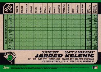 2021 Bowman - 1991 Bowman Baseball Atomic Refractor #91B-JK Jarred Kelenic Back