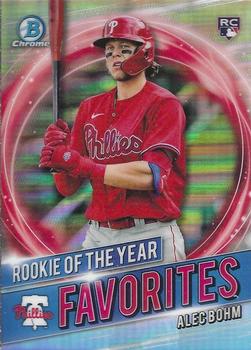 2021 Bowman - Chrome Rookie of the Year Favorites #RRY-AB Alec Bohm Front