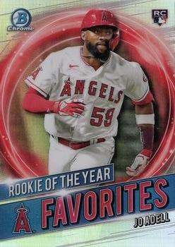 2021 Bowman - Chrome Rookie of the Year Favorites #RRY-JA Jo Adell Front