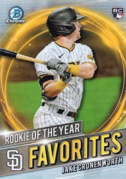 2021 Bowman - Chrome Rookie of the Year Favorites #RRY-JC Jake Cronenworth Front