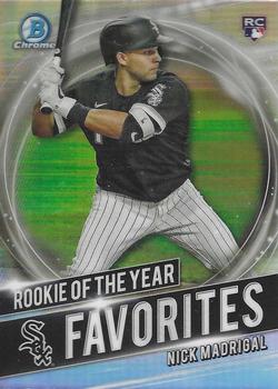 2021 Bowman - Chrome Rookie of the Year Favorites #RRY-NM Nick Madrigal Front
