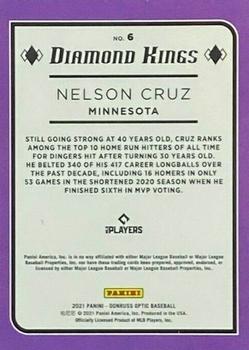 2021 Donruss Optic #6 Nelson Cruz Back