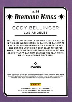2021 Donruss Optic #26 Cody Bellinger Back