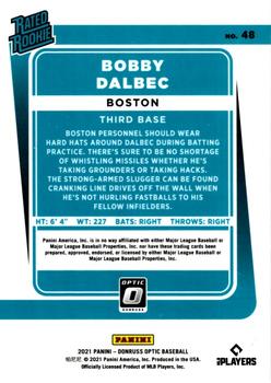 2021 Donruss Optic #48 Bobby Dalbec Back