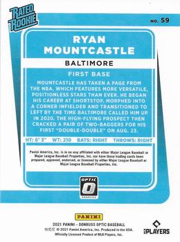 2021 Donruss Optic #59 Ryan Mountcastle Back