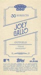 2021 Topps 206 #NNO Joey Gallo Back
